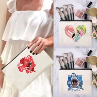 portable cosmetic bag lipstick make up bag personalized fashion toiletries organize multipurpose pencil case purse color print