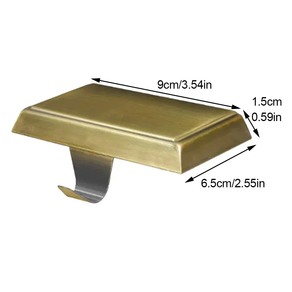 Держатель для рождественских чулок сверхмощный крючок металлическая полка