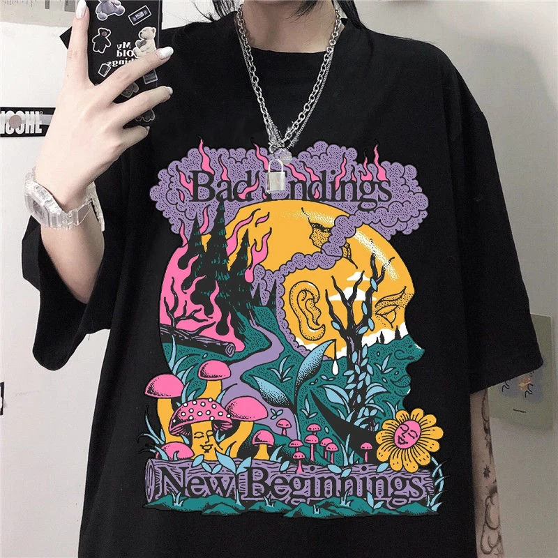 Футболка унисекс в стиле Харадзюку Тоторо Миядзаки аниме футболка оверсайз с