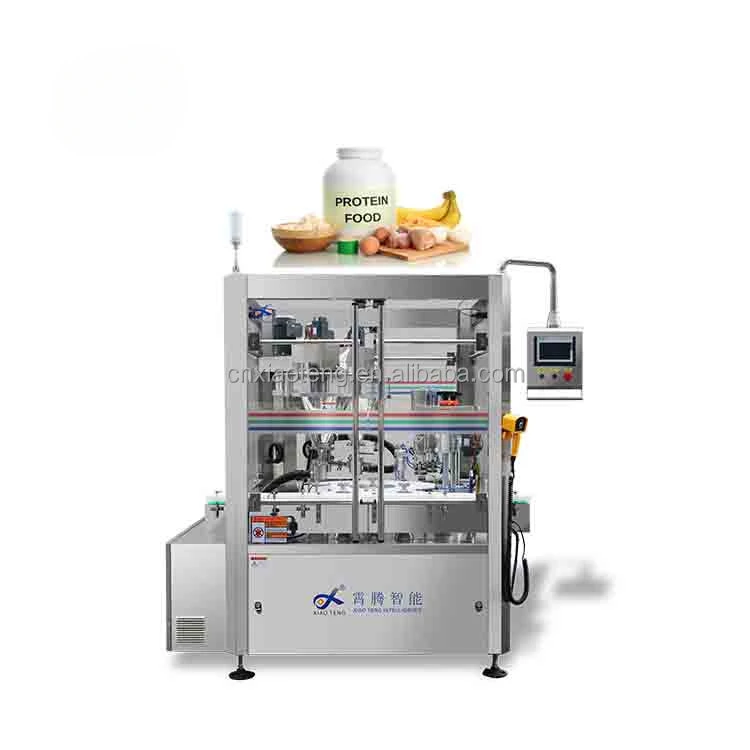 Полностью автоматическая банка для бутылок с куркумой Albumen Powder машина наполнения
