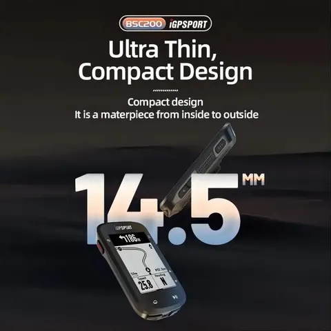 iGPSPORT BSC200 GPS Велокомпьютер с Bluetooth и ANT+ — изображение продукта