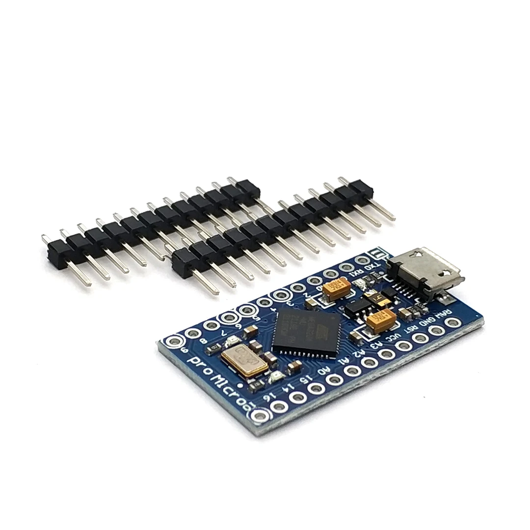 Фото Сменный ATmega32U4 Pro Micro ATmega32U4, 5 в 16 МГц, для Arduino Pro Mini с 2-рядным контактным разъемом для Leonardo Mini Usb интерфейса №2