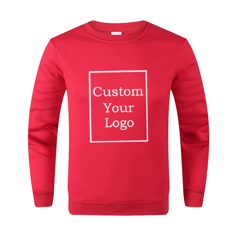 Свитшот с принтом логотипа на заказ