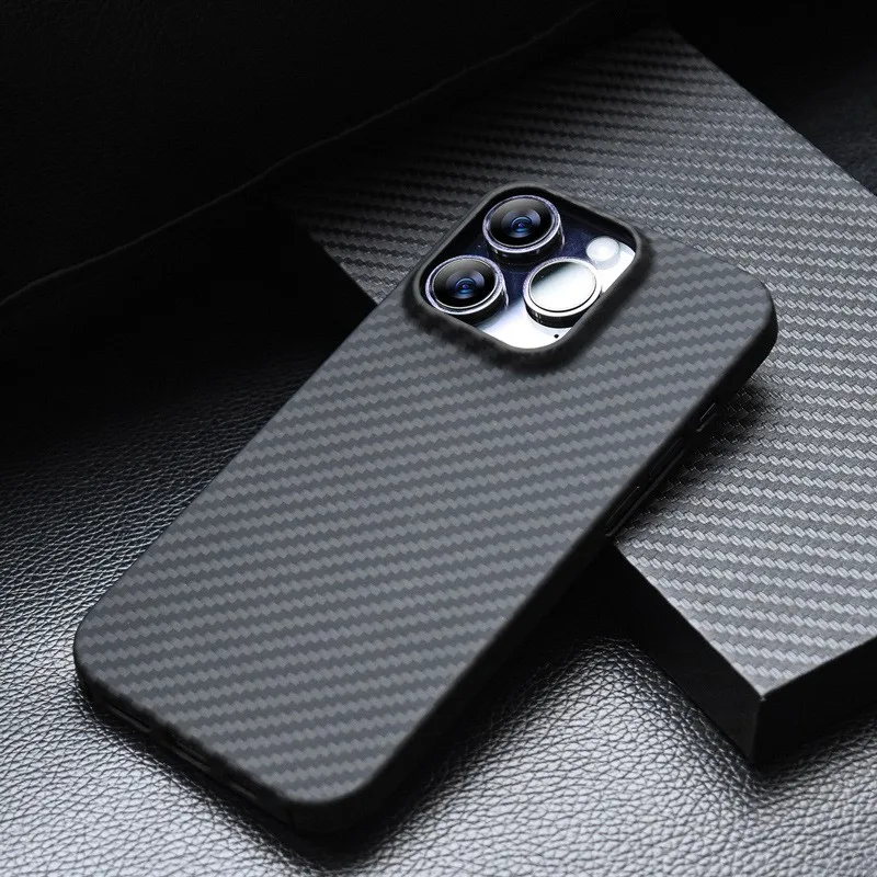 

Kevlar Carbon Fiber Phone Case For Iphone 14 14Pro Max Plus Cover hard-wearing lightweight thin case For Iphone 14 pro Max Plus