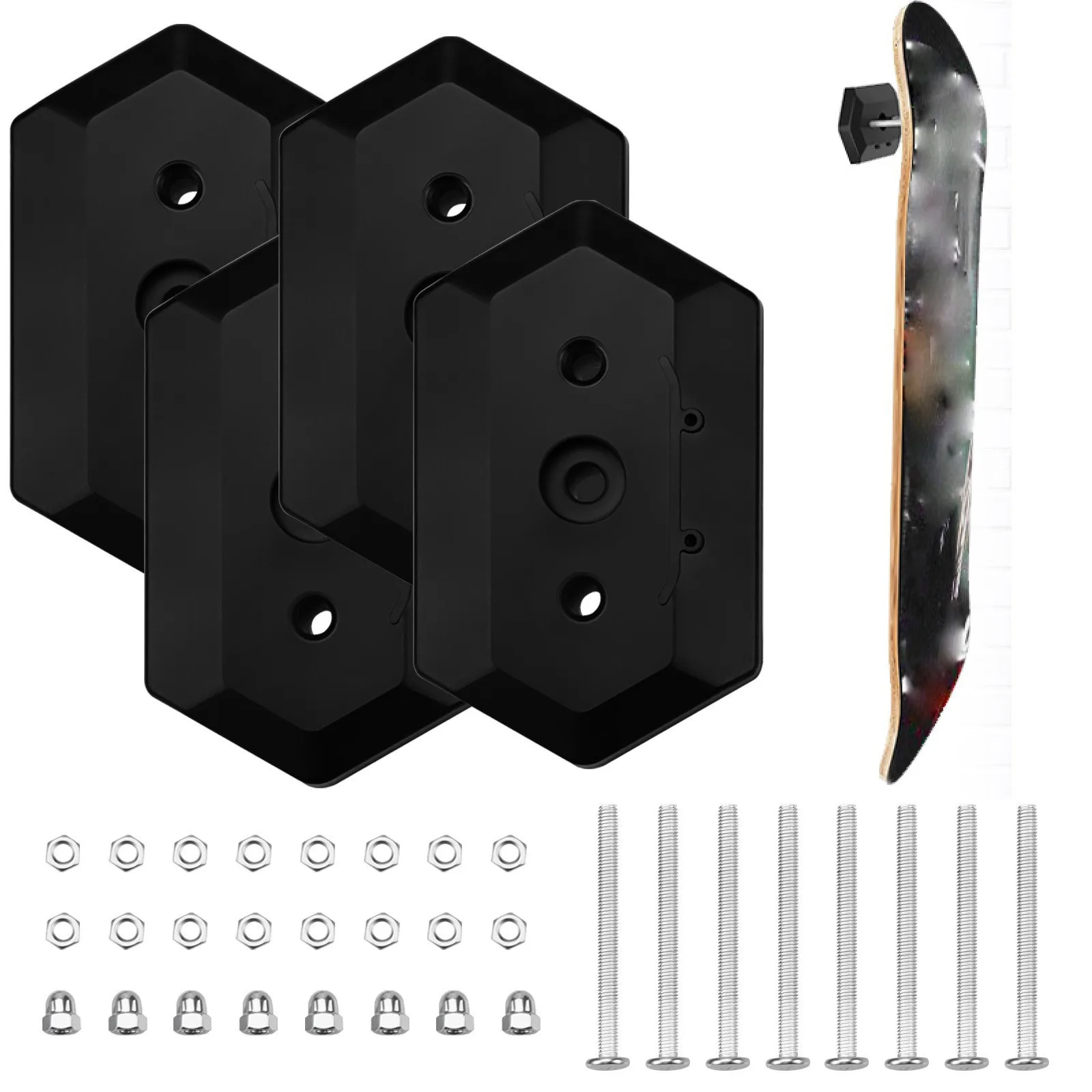 Wall Mount Acrylic Longboard Storage Display Holder Hanger R