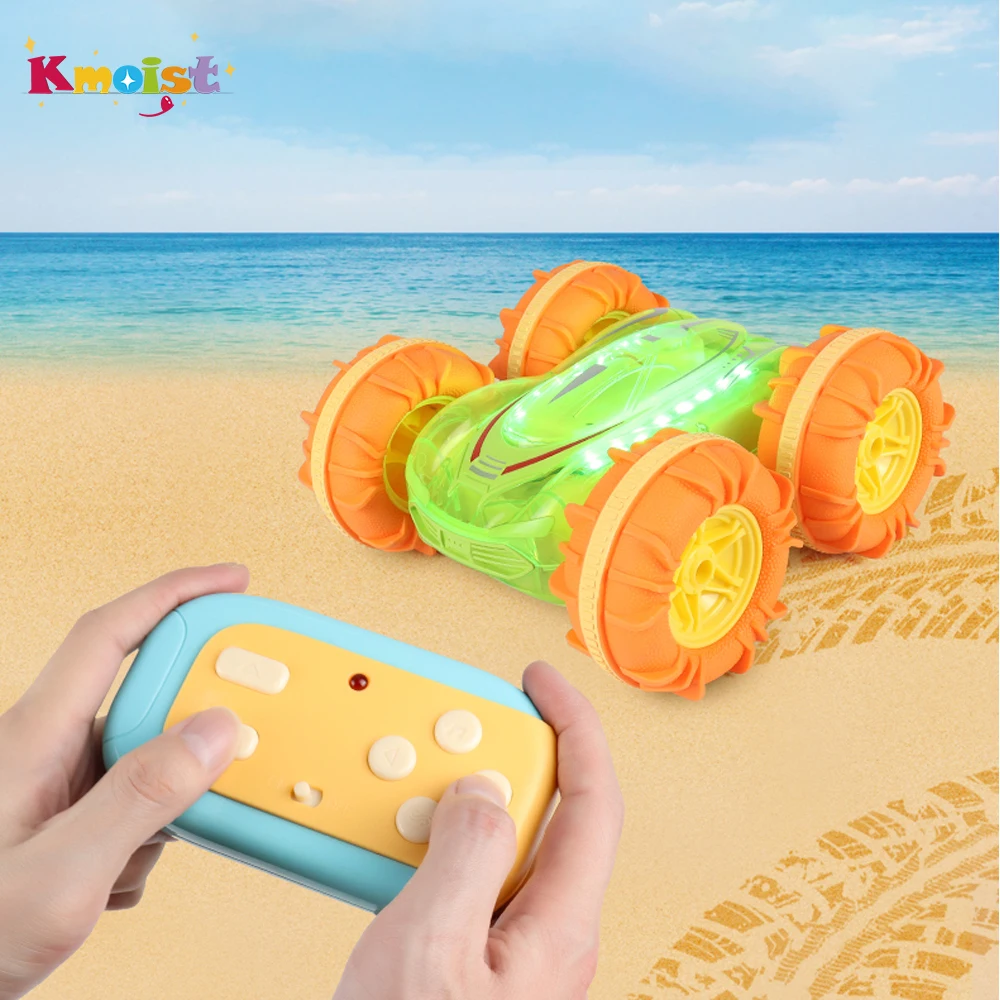 2 4g Радиоуправляемый Автомобиль Многофункциональный Трюковый Со Светодиодной