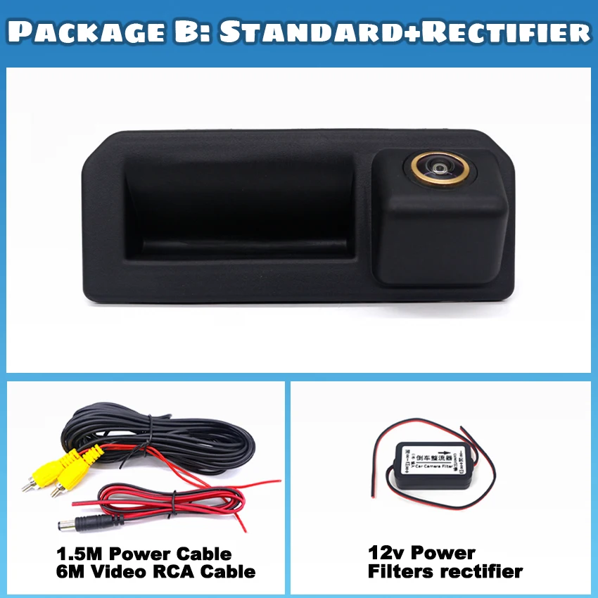 

170 ° Золотая камера заднего вида для Volkswagen для VW Polo Sedan Vento 2016 2017 2018, камера багажника, парковка HD, ночное видение