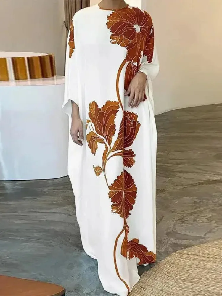 Женское платье с запахом Freeacy элегантное вечернее цветочным принтом круглым