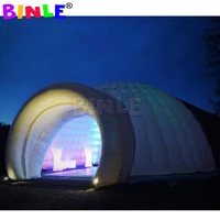 10m giant outdoor inflatable dome tent advertising snow igloo commercial event tent exhibition led wedding tent for sale