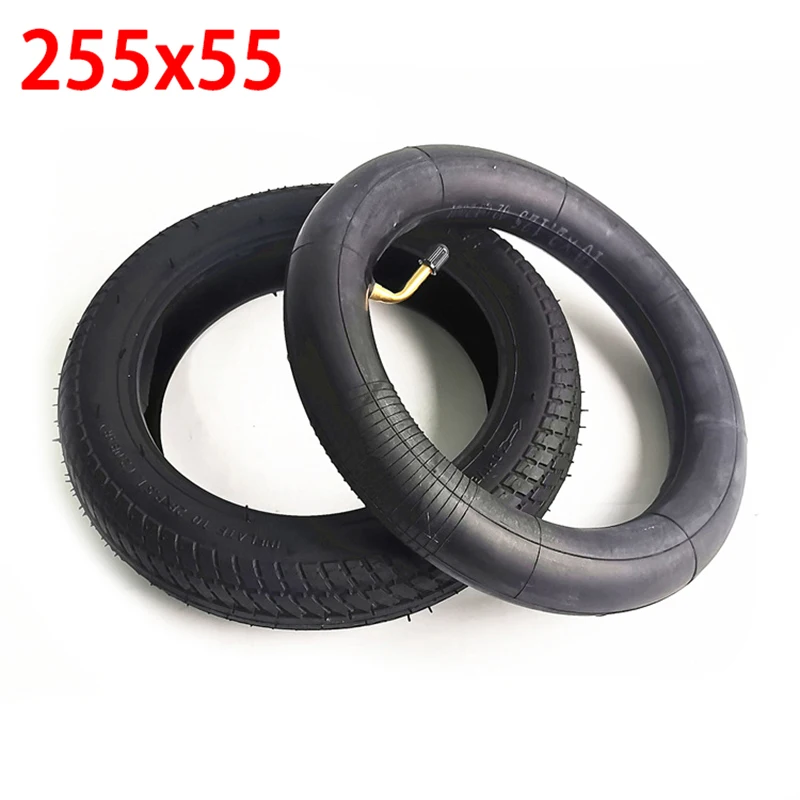 

10 Inch 255x55 Inner and Outer Tyre 255*55 Pneumatic Tire for Children's Tricycle, Baby Carriage Accessories