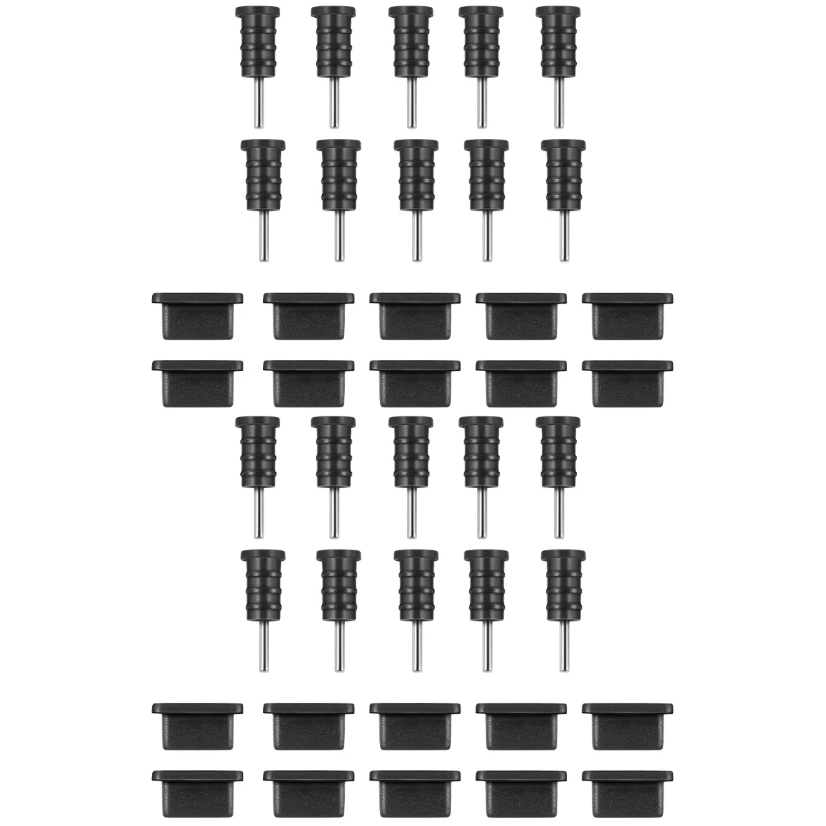 

20 Pairs Plug Usb Plug Protector Charging Port Plug Earphone Plug Charm