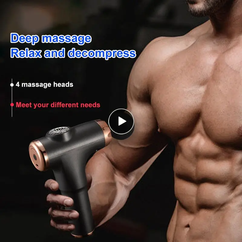 

Mini Massage Gun Muscle Relaxation Pain Relief USB Rechargeable Back Massager Guns For Fitness Vibrating Fascia Gun Health Care