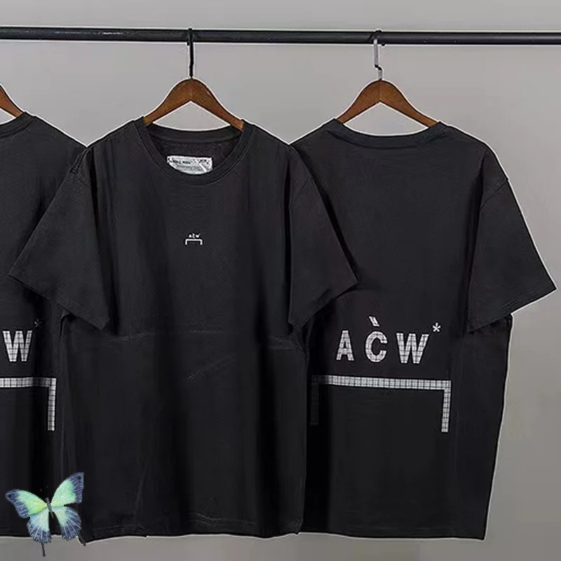 

Oversize Black White Reflective A COLD WALL T-Shirt Men