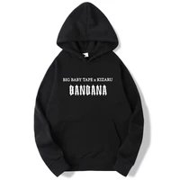bandana hoodie men streetwear big baby tape and kizaru new album hip hop mens clothing pullover autumn winter hooded sweatshirt