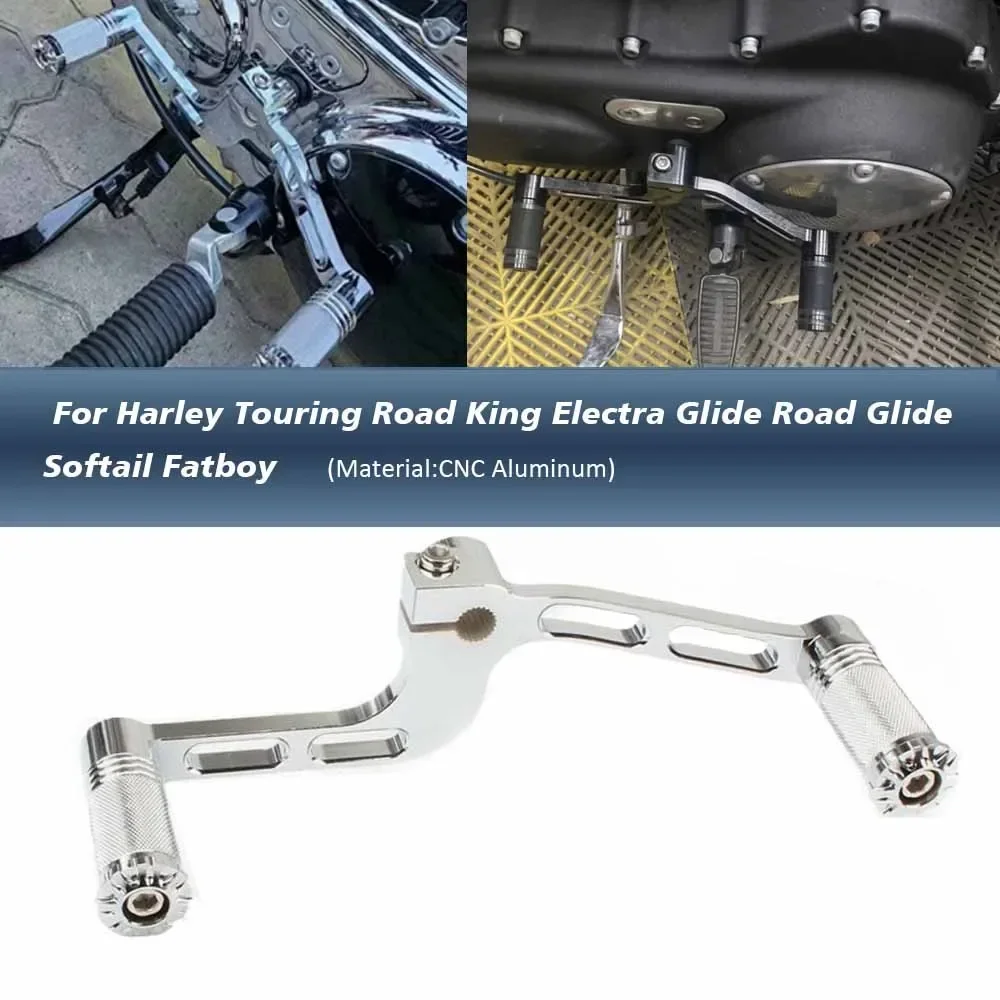 Фото Для Harley Davidson Sportster XL883 XL 1200 1200 1200T Forty Eight мотоциклетный рычаг переключения передач на пятке и носке, педаль переключения передач, подножки №1