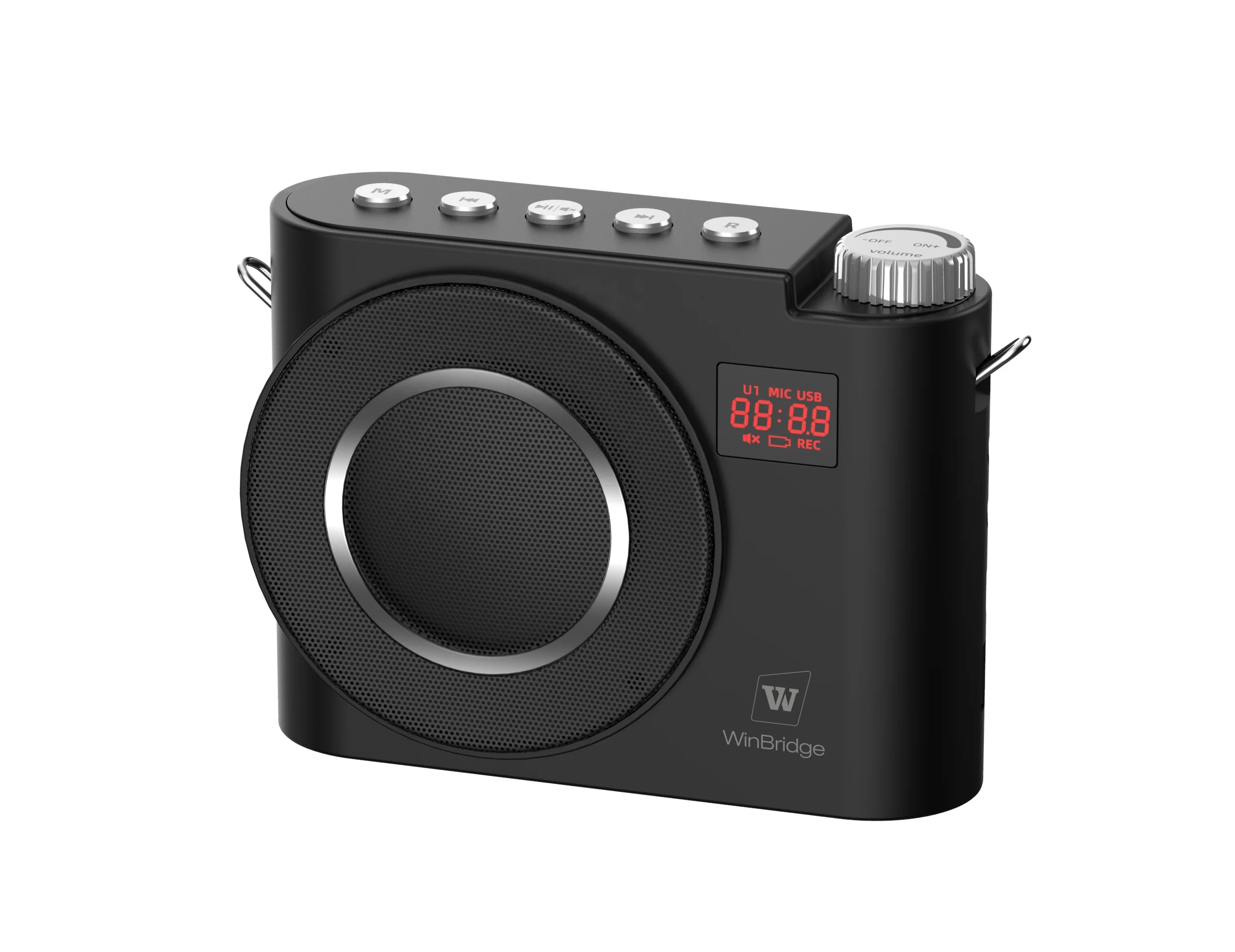 

Portable PA Speaker System Waistband Voice Amplifier 20W for Teachers, Coaches,Lecturers and Public Speakers.
