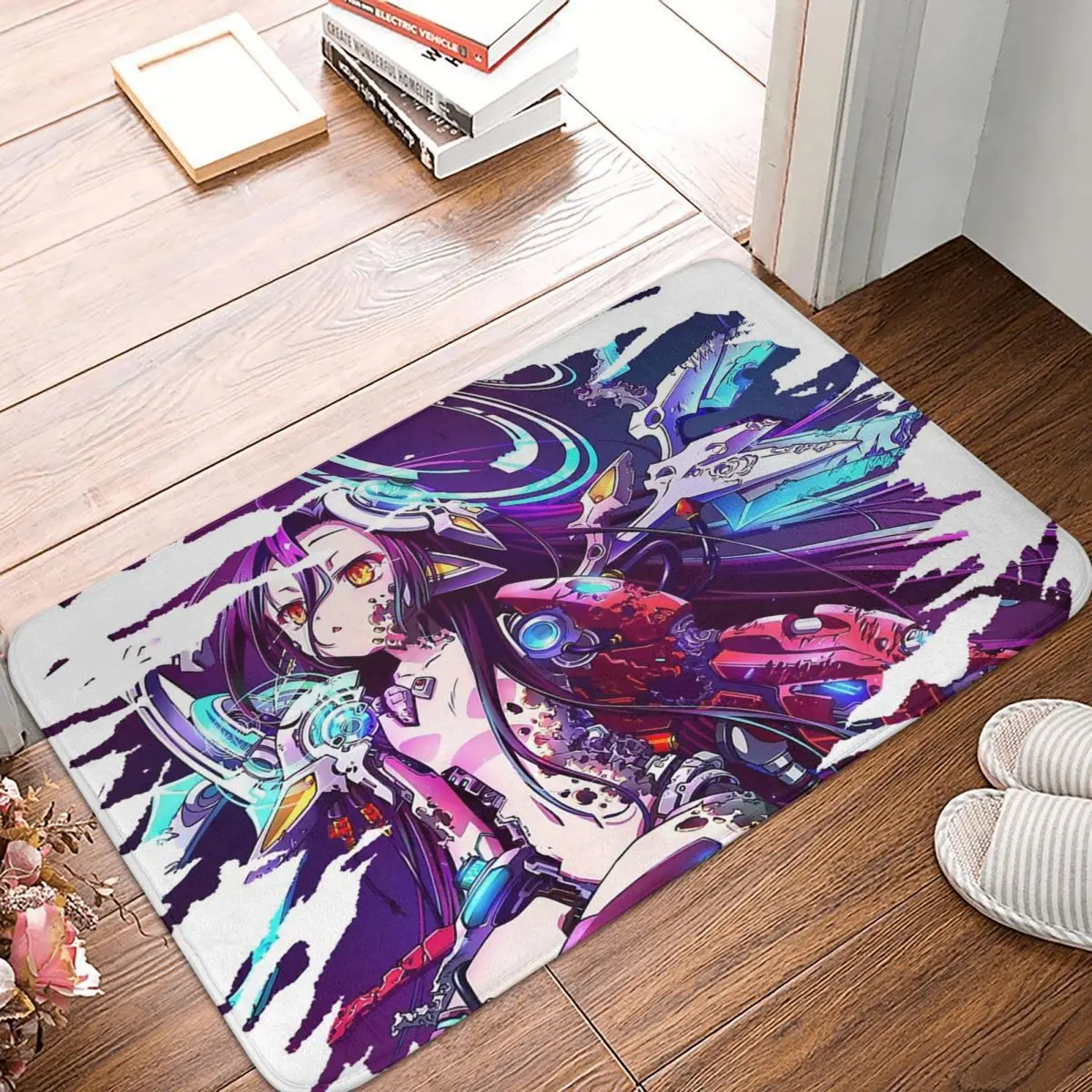 

Аниме Коврик для ванной No Game No Life Fantasy, красивый Придверный коврик, ковер для гостиной, коврик для входной двери, украшение для дома