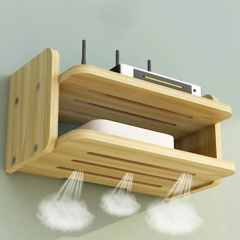 

Punch-Free Router Wifi Storage Rack TV Wireless Receiver Storage Box Multifunction Wall-mounted Living Room Drop Shopping