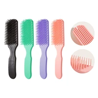 scalp massager nine claw comb plastic hairdressing detangling brush hair massage comb hairbrush curly hair styling tools