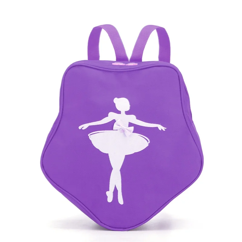 Girls Cute Sweet Princess Pentagon Dance Bags New Children Fashion Dance Storage BackpackS Latin Ballet SchoolBag All-match Hot