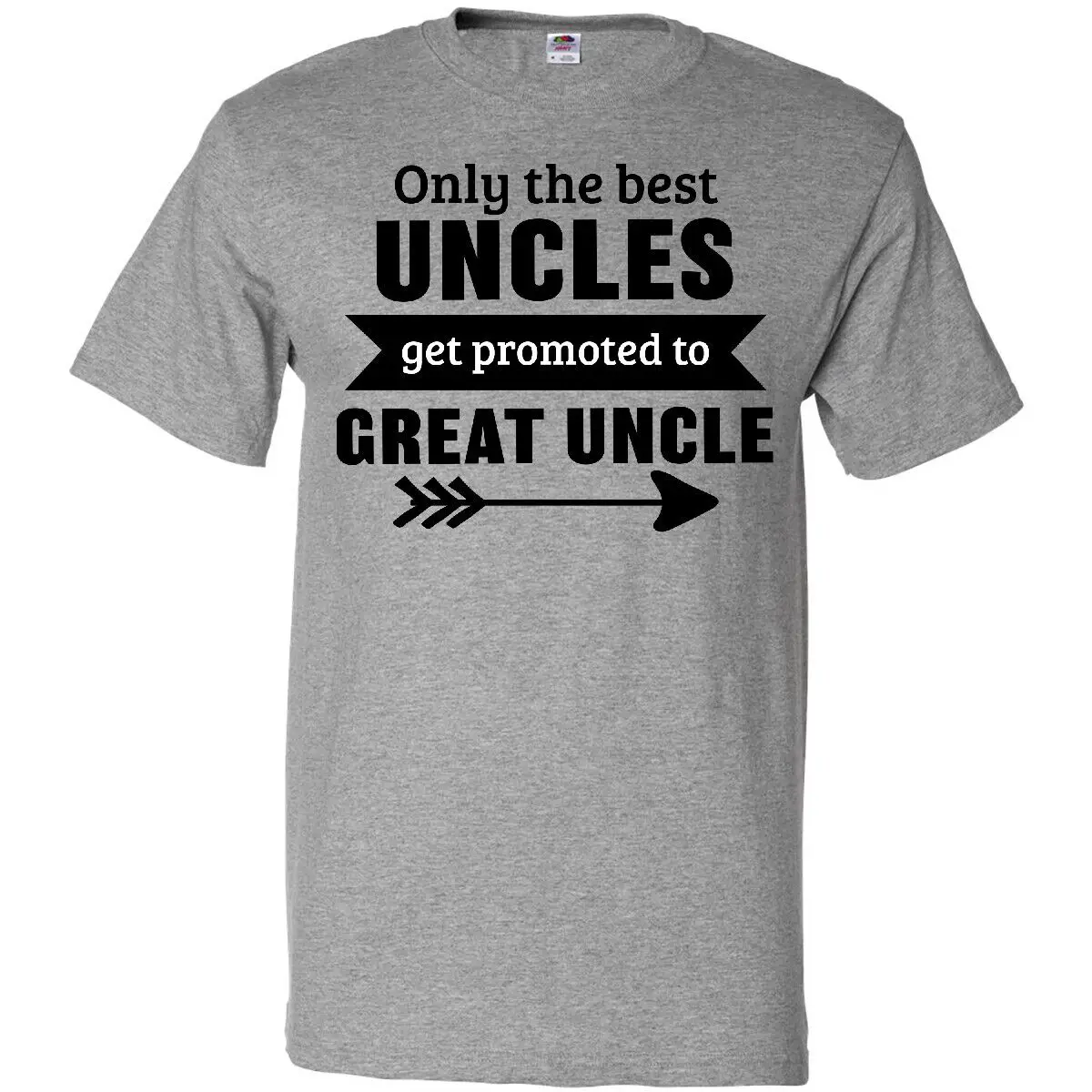 Inktastic Only The Best Uncles Get Promoted To Great Uncle Футболка Family Arrow
