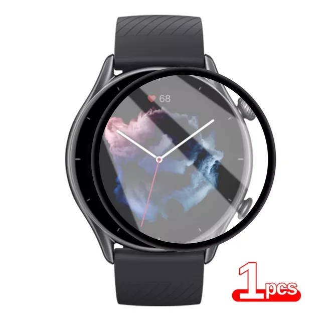 

Smart Electronics 1-3PCS 9D Curved Fiberglass Protective Film For GTR3 GTR 3 Pro Smartwatch Display Screen Protector Cover GTR