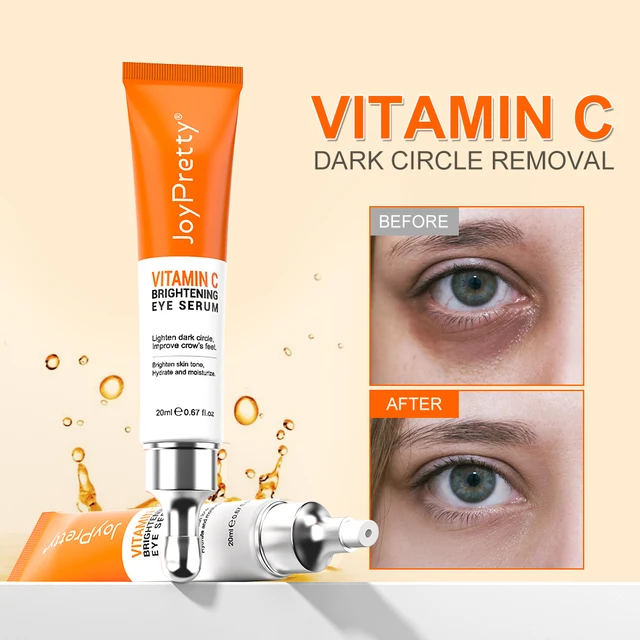 Crema antiojeras con vitamina C para ojos, hidratante, blanqueadora, firme, cuidado de la piel, Belleza 1