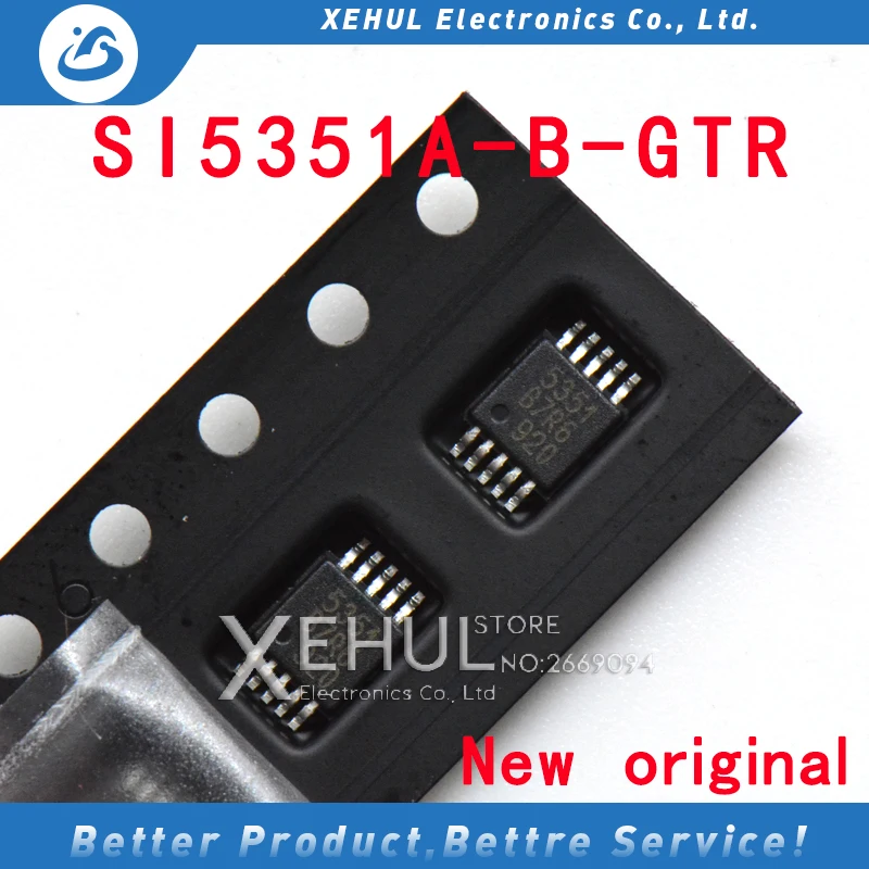 1 шт., новая оригинальная Φ SI5351A SI5351 SI 5351 MSOP10