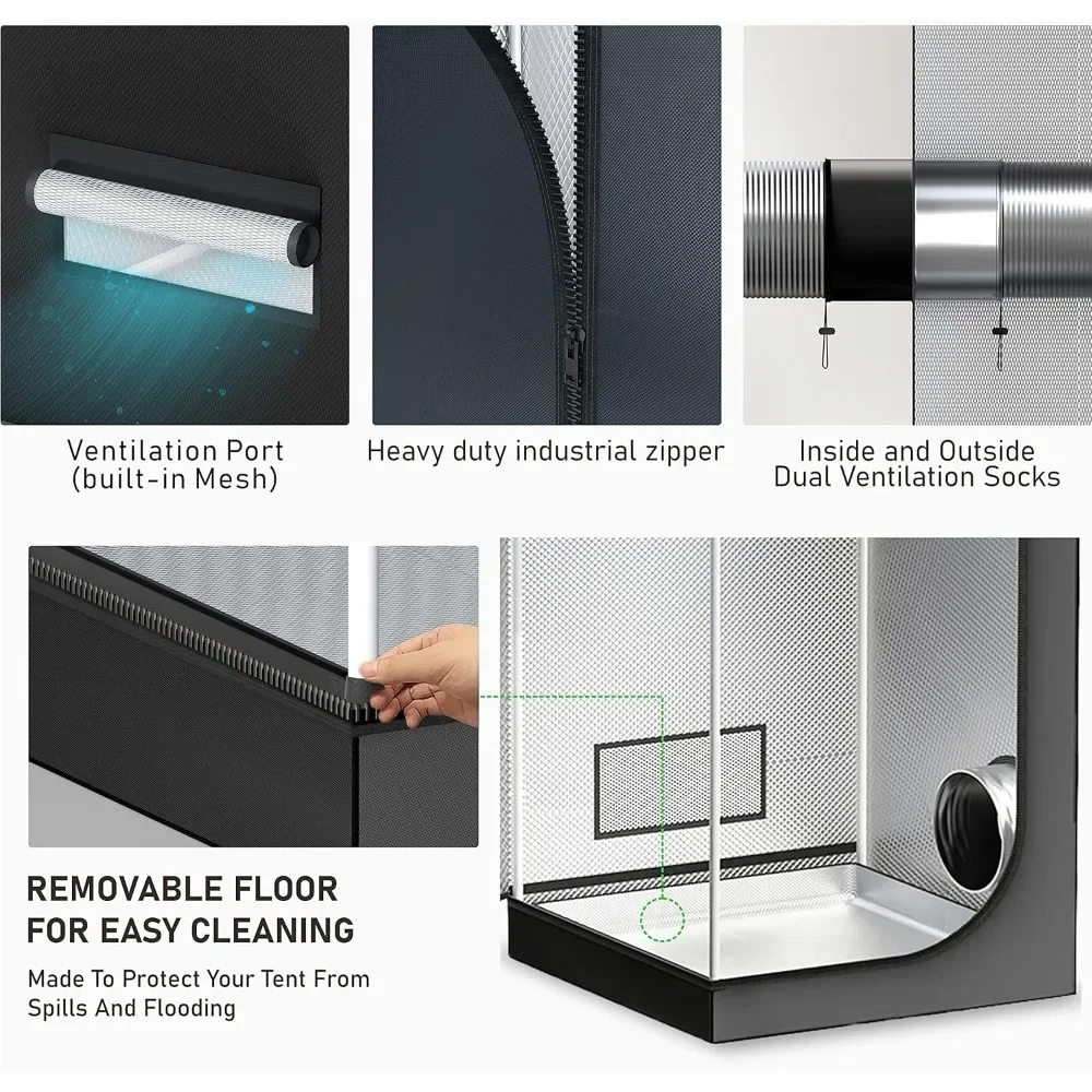 Растущие палатки майларовый холст светоотражающая коробка для комнаты дом лож