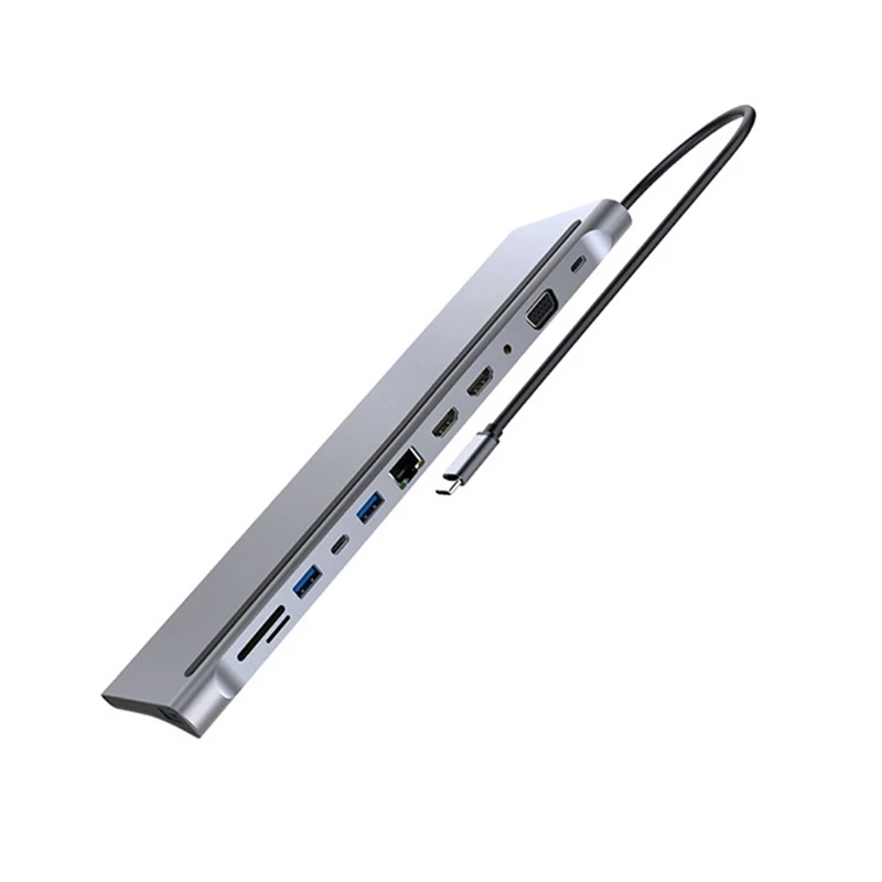 Адаптер 12 в 1 для MacBook M1 Pro Air и USB C 100 Вт PD |