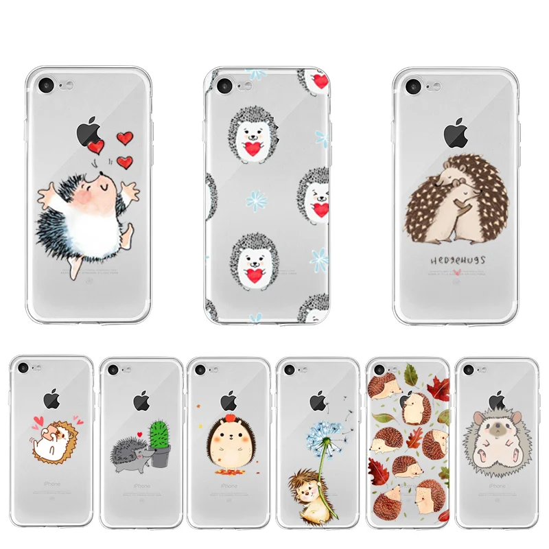 

Hedgehog Phone Case For iPhone 11 12 pro XS Max XR X Case for iphone 13 Pro Max 12mini 7 8 plus SE2 Case
