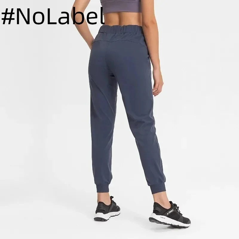 Брюки для йоги NoneLabelCollection с эластичной резинкой на талии простые прямые