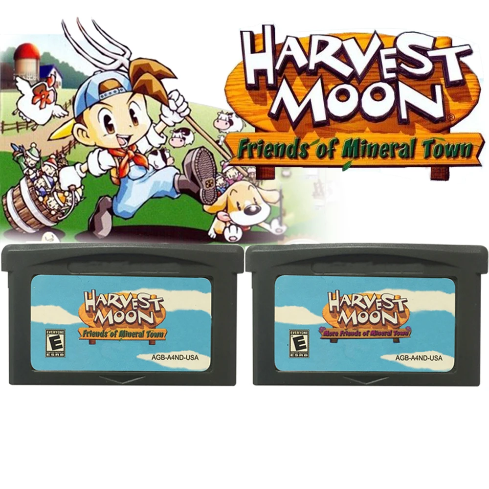 

Игровой картридж серии GBA Harvest Moon, 32-битная карта игровой консоли для GBA/SP/DS