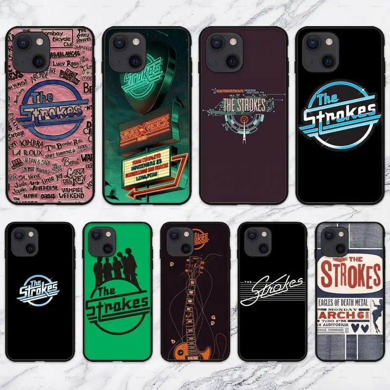 

phone Pop The Strokes untuk case For pixel iPhone 13 12 mini 11 pro xs max X XR 5 6 7 8 plus A Silicone soft shell