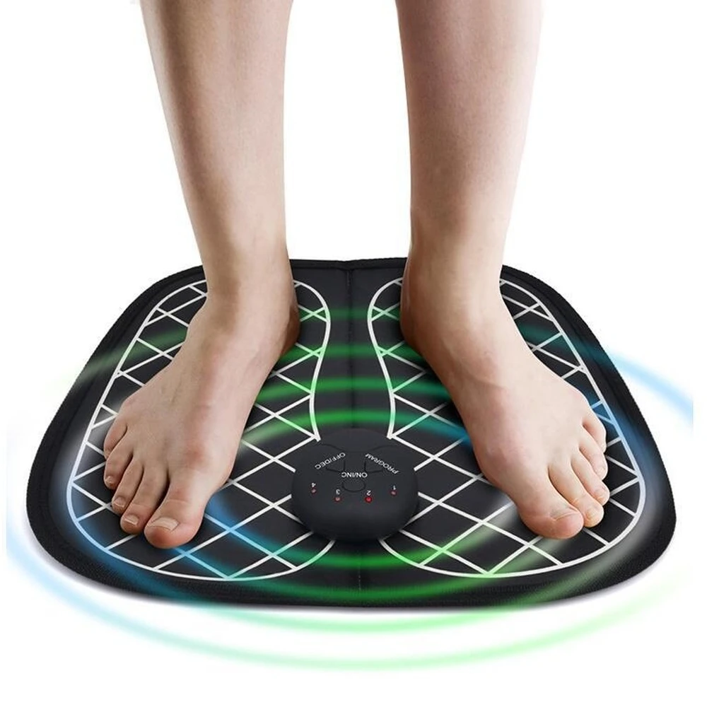 

EMS Electric Foot Massager Pad Feet Muscle Stimulator Foot Massage Mat Improve Blood Circulation Relieve Ache Pain Health Care