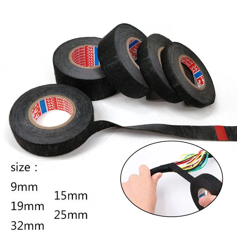 

Огнестойкая лента из черного бархата подходит для автомобильных кабелей с высокой производительностью и долговечностью