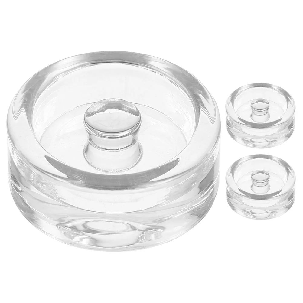 

3pcs Glass Fermentation Weights with Short Handle Sauerkraut Jar Fermentation Weights