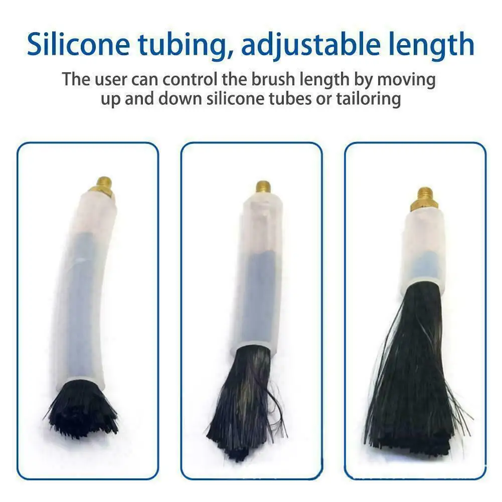 

Durable High Quality New Practical Industrial Pickling Brush TIG WIG MIG Acid Scrubbing M6 M8 M10 Teflon Cover