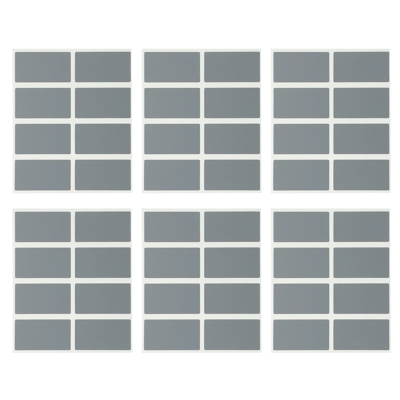 

100 Pcs Handmade Stickers Raffle Ticket Scratch Off DIY Labels Rectangular Paper