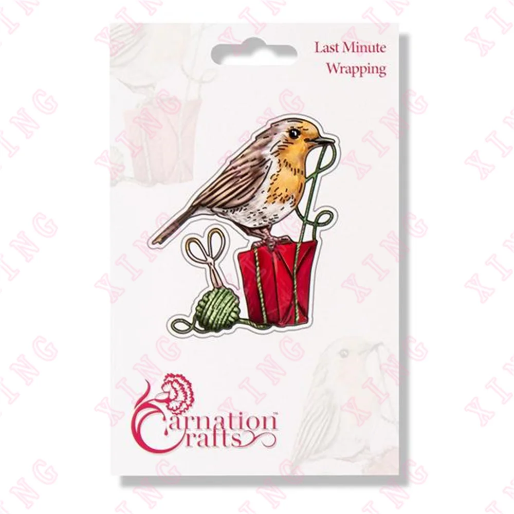 

2022 Christmas Last Minute Wrapping Metal Cutting Dies Set Scrapbook Diary Decoration Embossing Template Diy Handmade Craft Mold