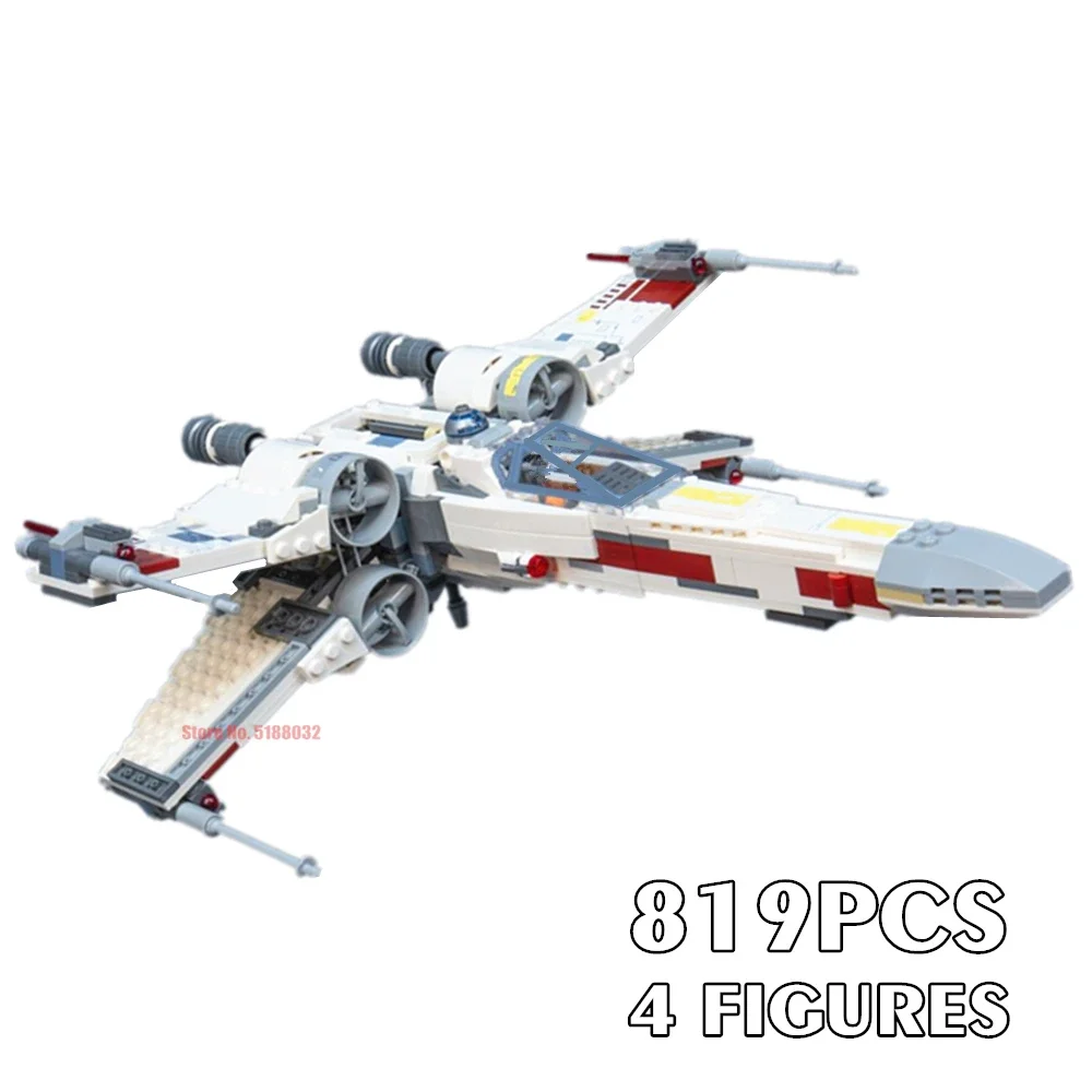 700 + шт. Детский конструктор Галактика-космический самолет