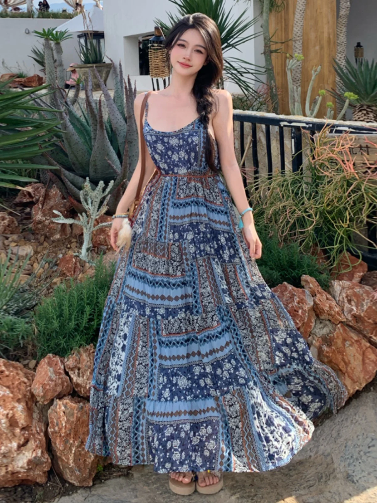 Yunnan Синьцзян Северо-Западная туристическая одежда Этническая вышивка открытый