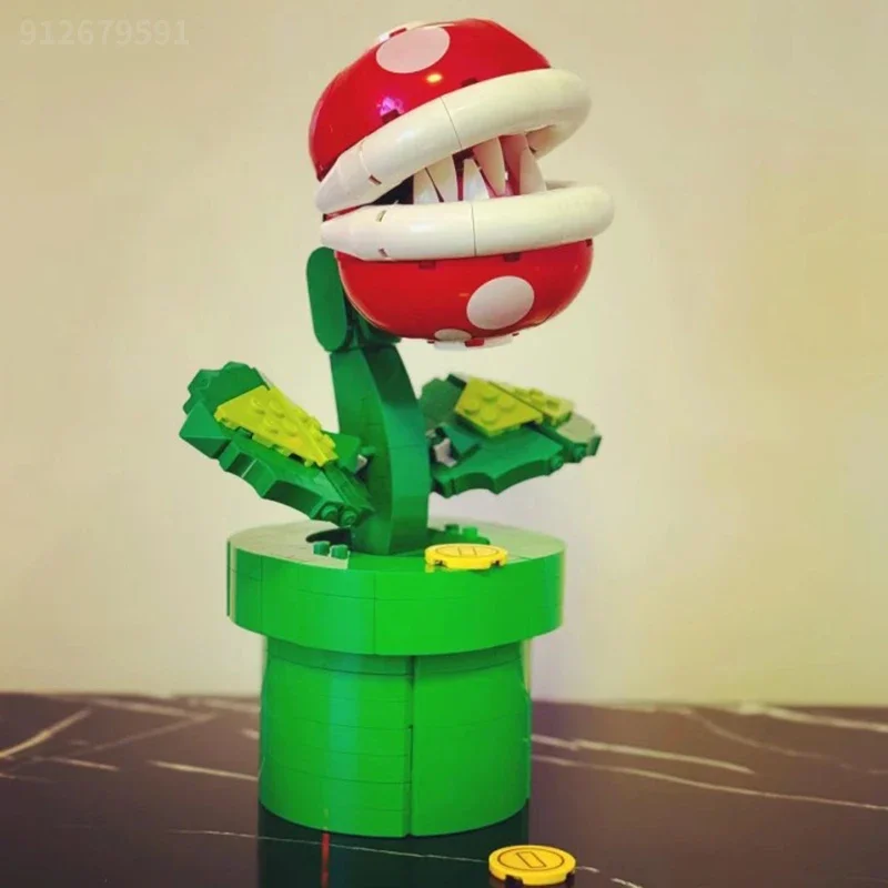 Строительные блоки Piranha модель игрового украшения домашний декор