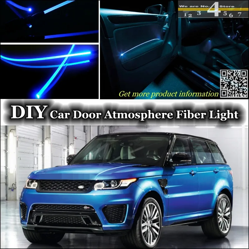 

interior Ambient Light Tuning Atmosphere Fiber Optic Band Lights For Land For Land For Range For Rover / RR Sport Door Panel