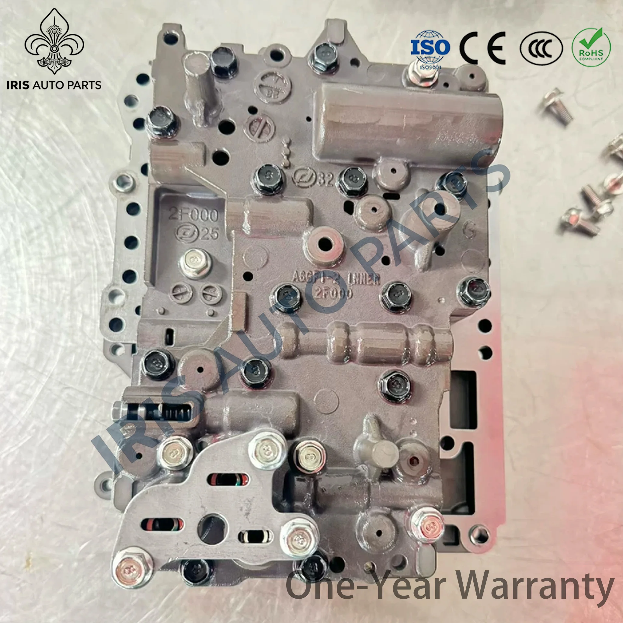Фото Корпус клапанов коробки передач A6GF1-2 подходит для моделей Hyundai/Kia 2F000–2F600–2E600. Полный комплект соленоидных клапанов, включая проводку. №1