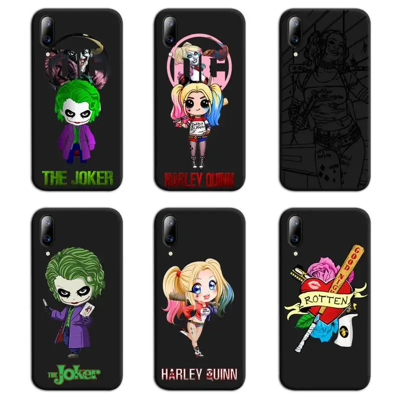Clown Girl Joker Harley Quinn Phone Case For Vivo Y91c Y17 Y51 Y67 Y55 Y7s Y81 Y19 Y97 Y93 V17 vivos5