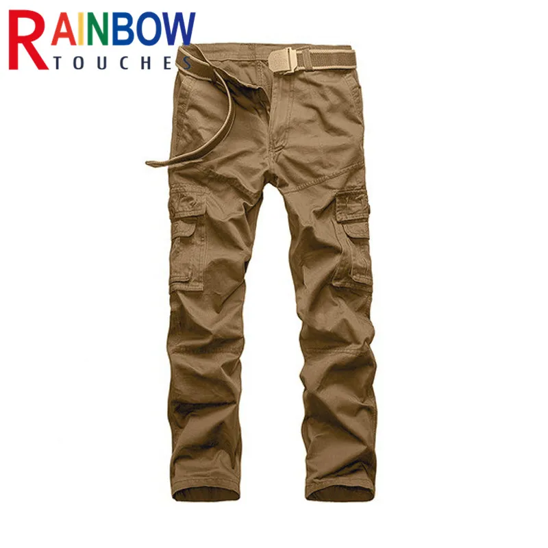 

Rainbowtouches Cargo Pants 2022 New Brand Men's Fashion Concise Design Overalls Outdoors Casual Men Zipper Simplicity Trousers