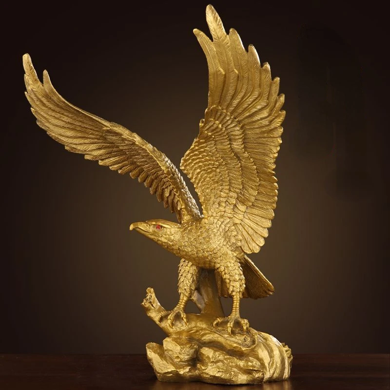 

Pure Copper Great Exhibition Eagle Ornament Office Spread Wings Living Room Home Decorative Crafts