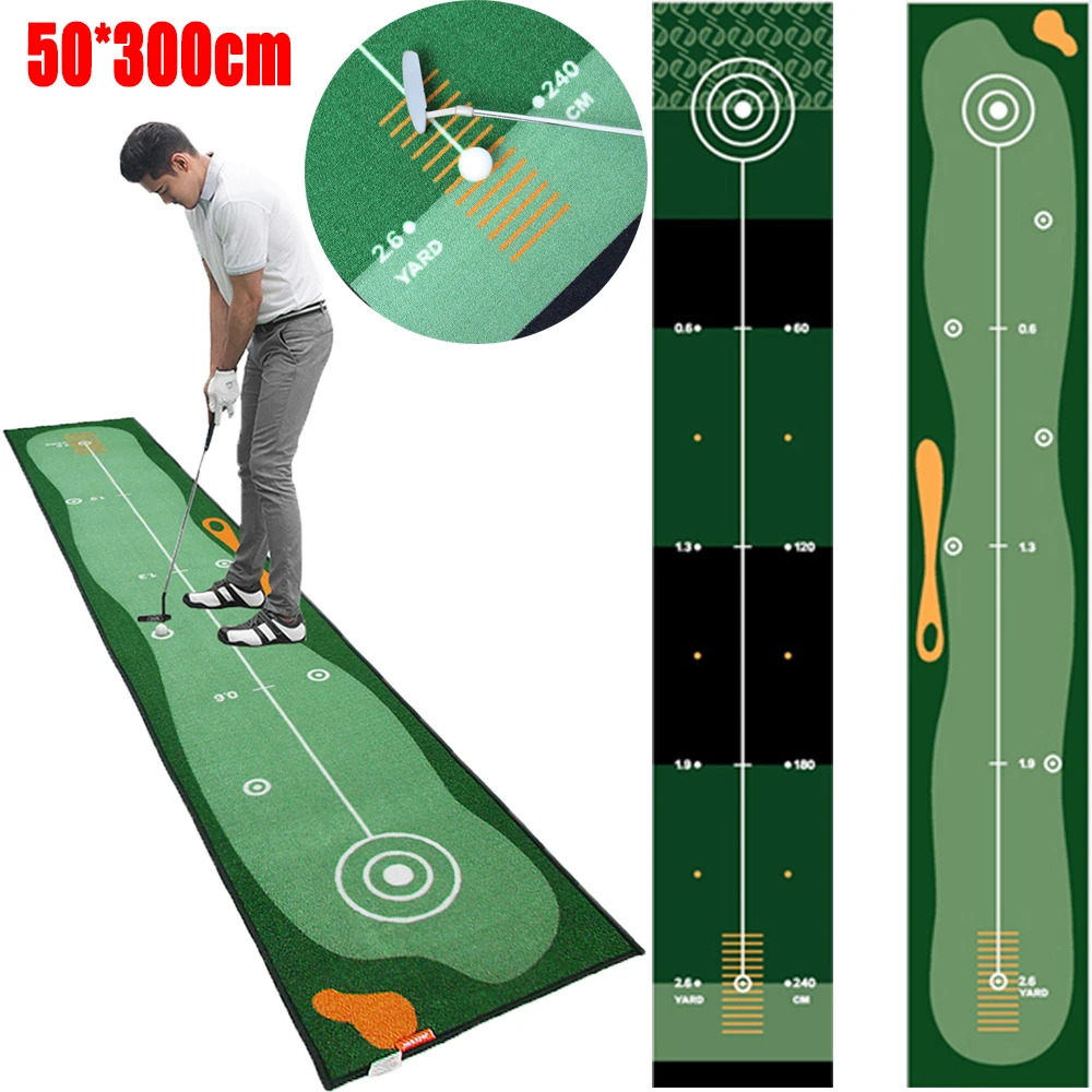 

Residential Artificial Grass No Odor Golf Training Home Golf Carpet Trainer Pad Golf Practice Putting Mat Hitting Games
