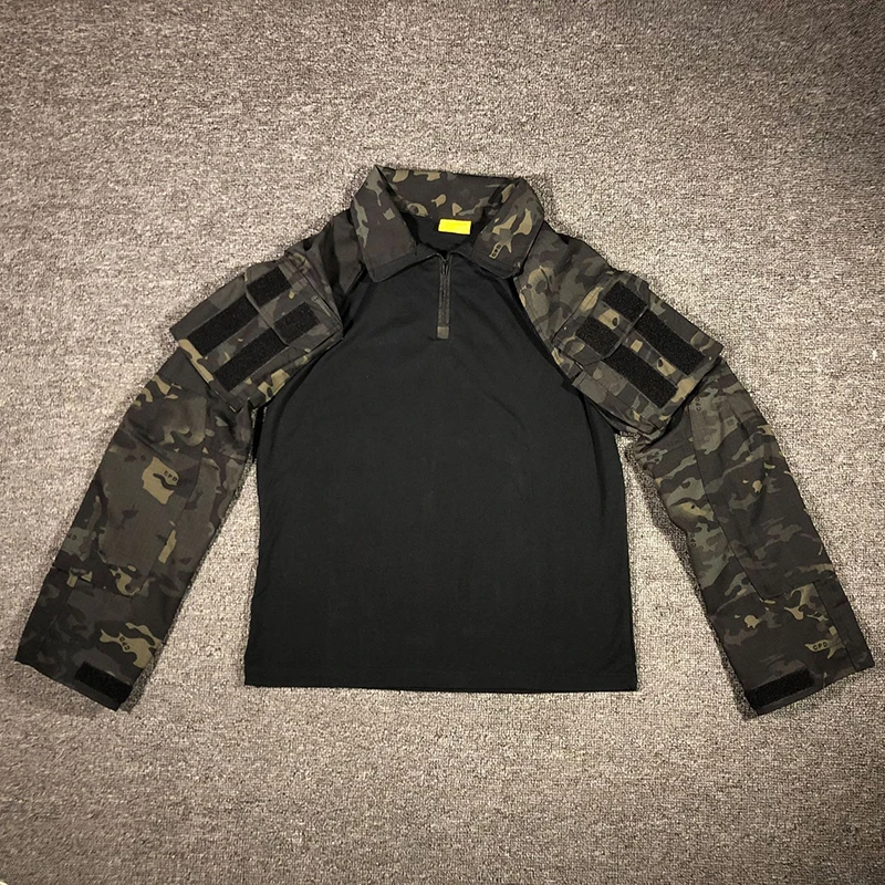 

Mens G3 Combat Shirt Military Army Airsoft Tactical Gear Paintball Hunting Uniform Shirt Multicam MCBK Blue
